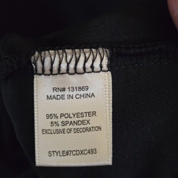 Thirty Thirty LA NWT Black Organza Ruffled Sleeve Bodycon Mini Dress Size L - Picture 6 of 6